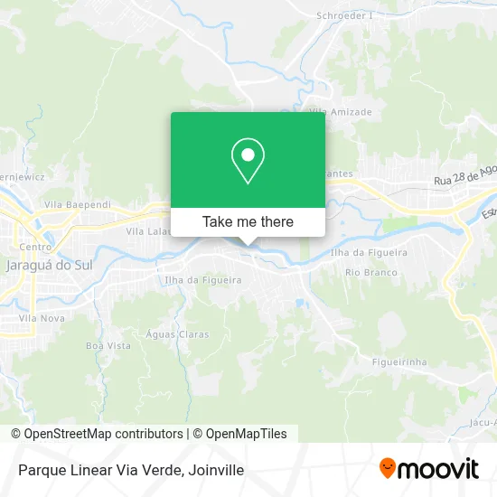 Parque Linear Via Verde map