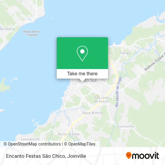 Encanto Festas São Chico map