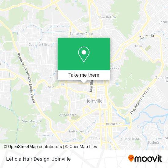Letícia Hair Design map