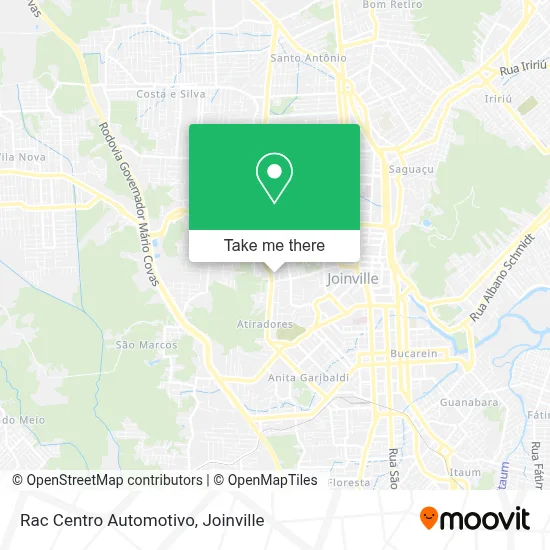 Rac Centro Automotivo map