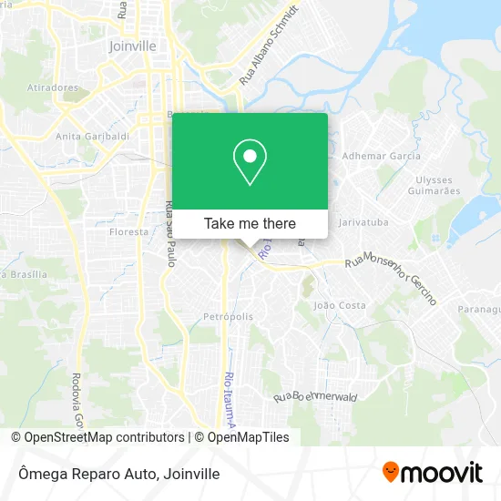 Ômega Reparo Auto map