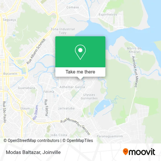 Modas Baltazar map