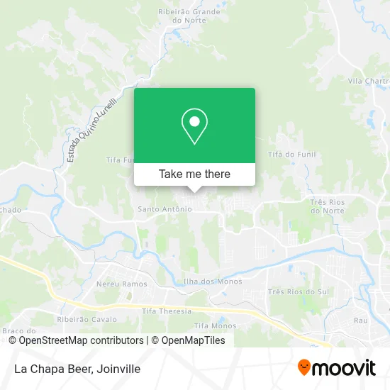 La Chapa Beer map