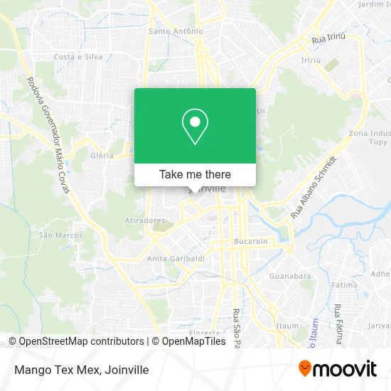Mango Tex Mex map