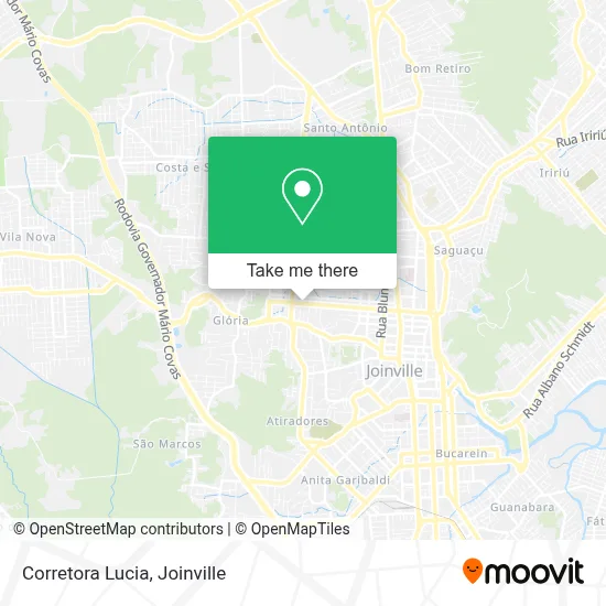 Corretora Lucia map