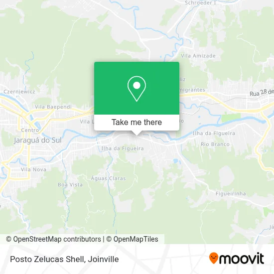 Posto Zelucas Shell map