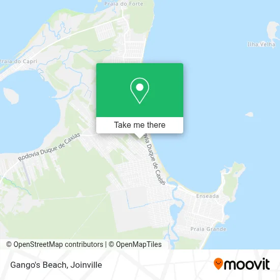 Gango's Beach map
