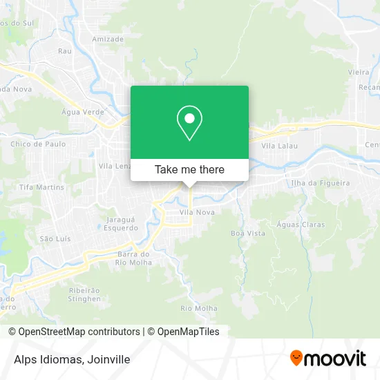 Alps Idiomas map