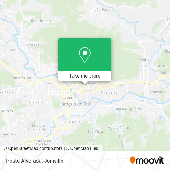 Posto Alvorada map