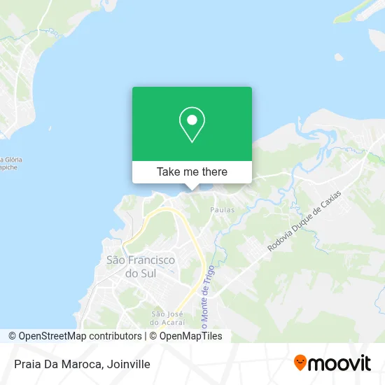 Praia Da Maroca map
