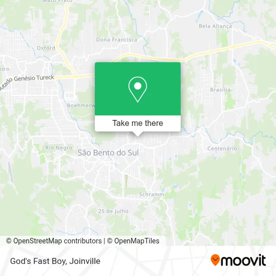 God's Fast Boy map