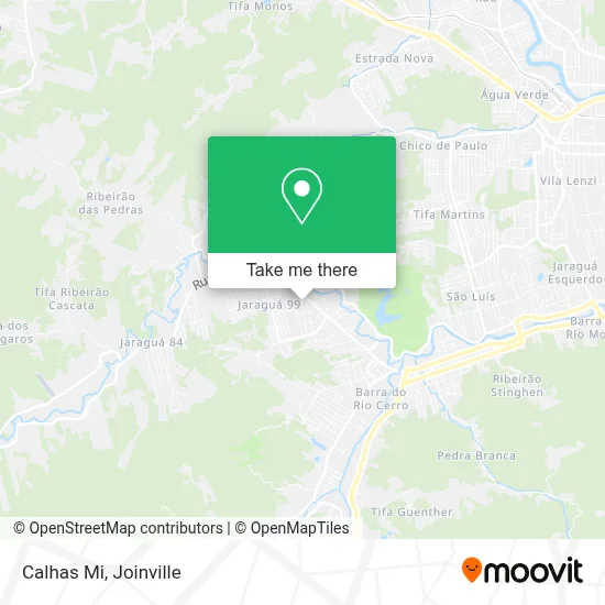 Calhas Mi map
