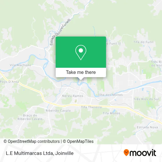 L.E Multimarcas Ltda map