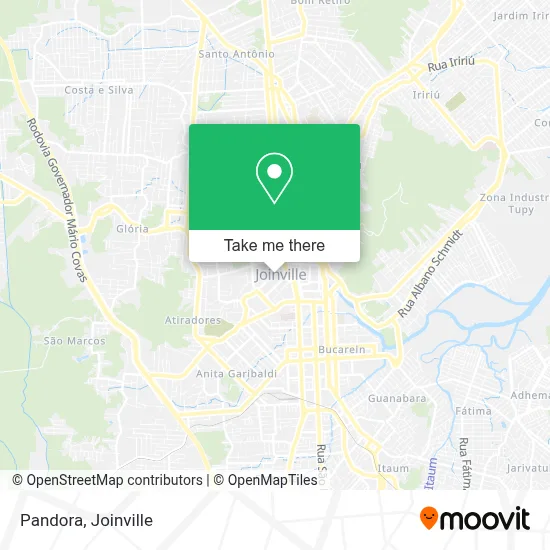 Pandora map