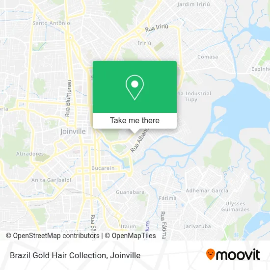 Brazil Gold Hair Collection map