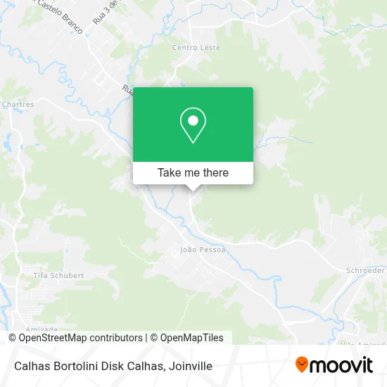 Calhas Bortolini Disk Calhas map