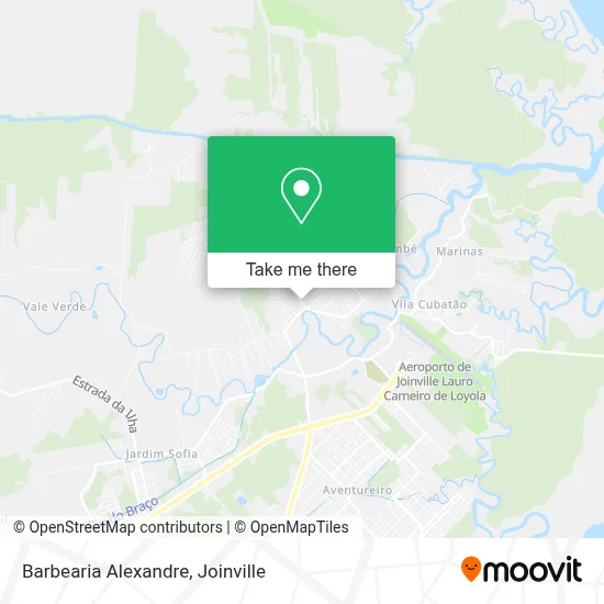 Barbearia Alexandre map