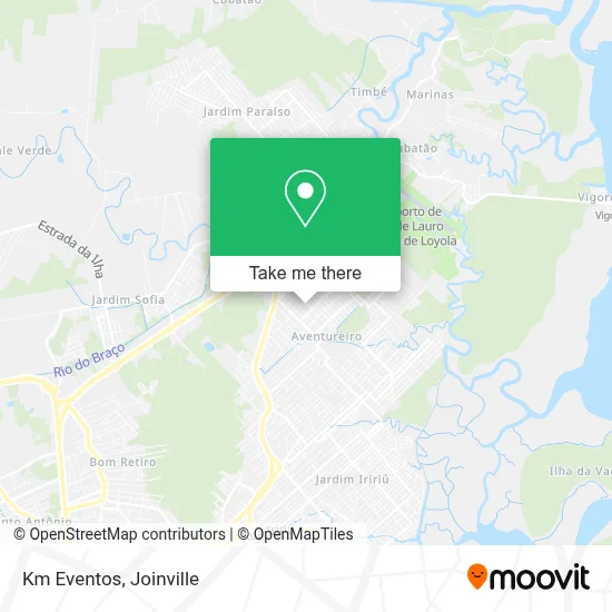 Km Eventos map