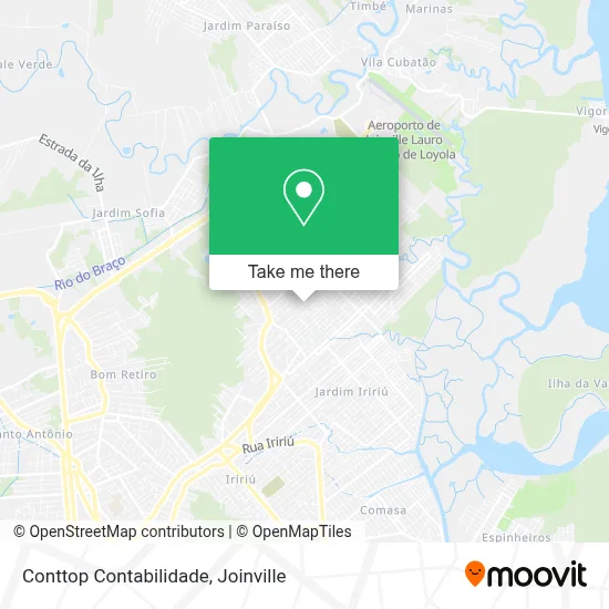 Conttop Contabilidade map