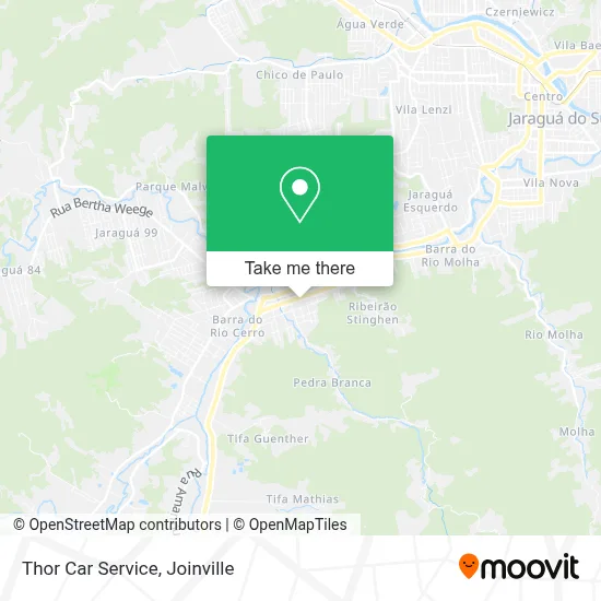 Thor Car Service map