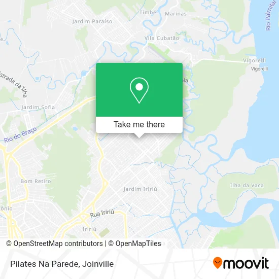 Pilates Na Parede map