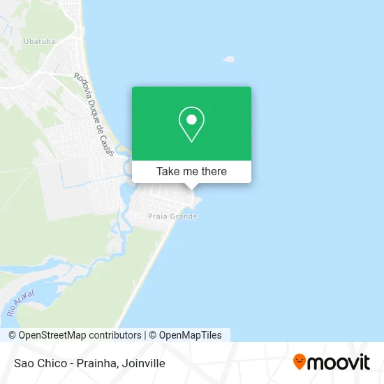 Sao Chico - Prainha map
