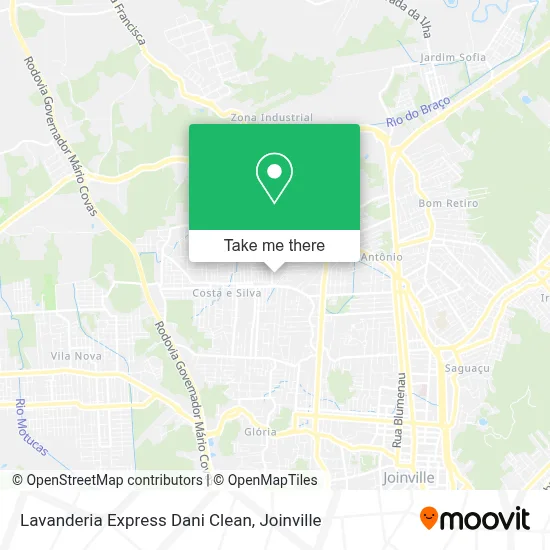 Lavanderia Express Dani Clean map