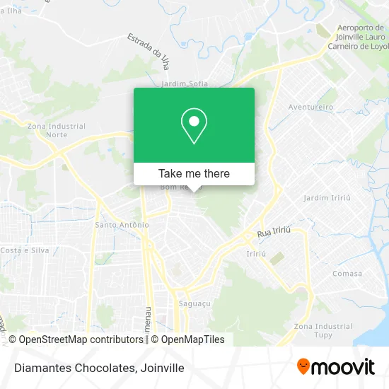 Diamantes Chocolates map