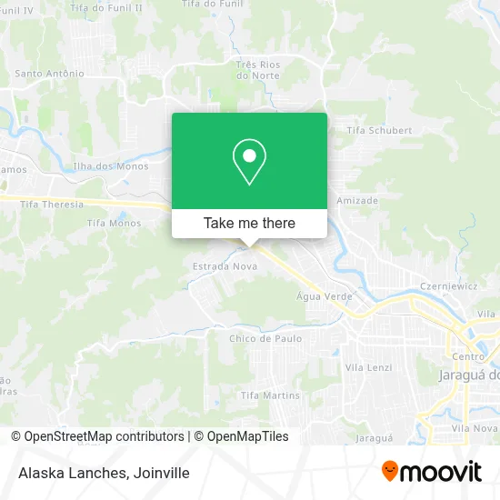 Alaska Lanches map