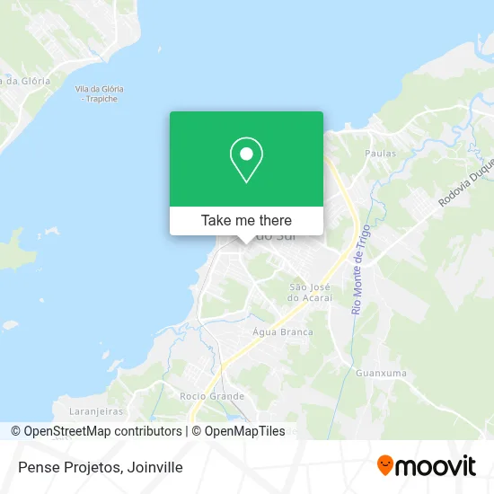 Pense Projetos map