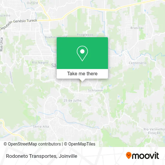 Rodoneto Transportes map