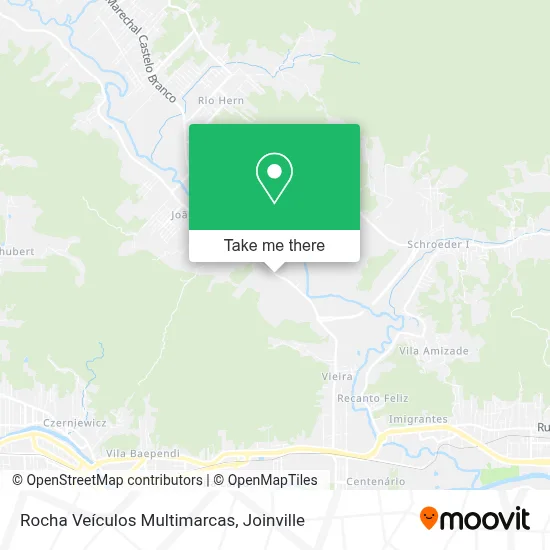 Rocha Veículos Multimarcas map
