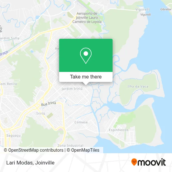 Lari Modas map