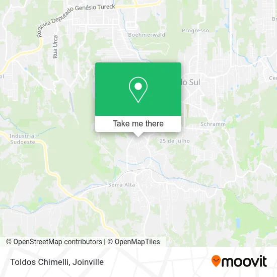Toldos Chimelli map