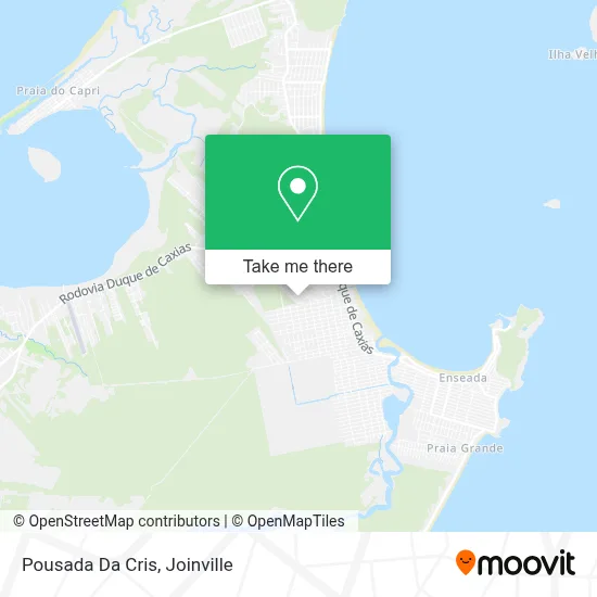 Pousada Da Cris map