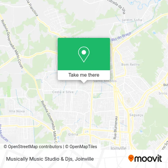 Musically Music Studio & Djs map