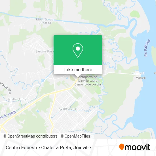 Centro Equestre Chaleira Preta map