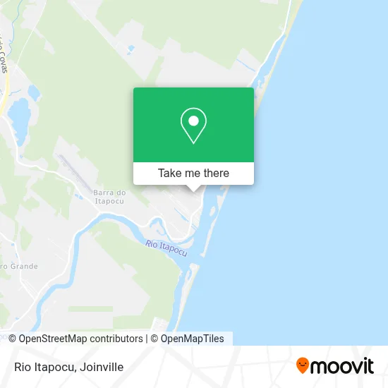 Rio Itapocu map
