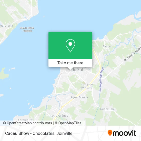 Cacau Show - Chocolates map