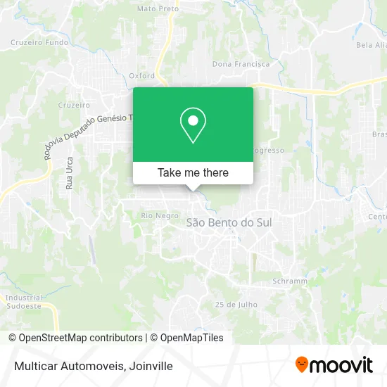 Multicar Automoveis map