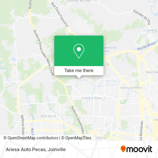 Ariesa Auto Pecas map
