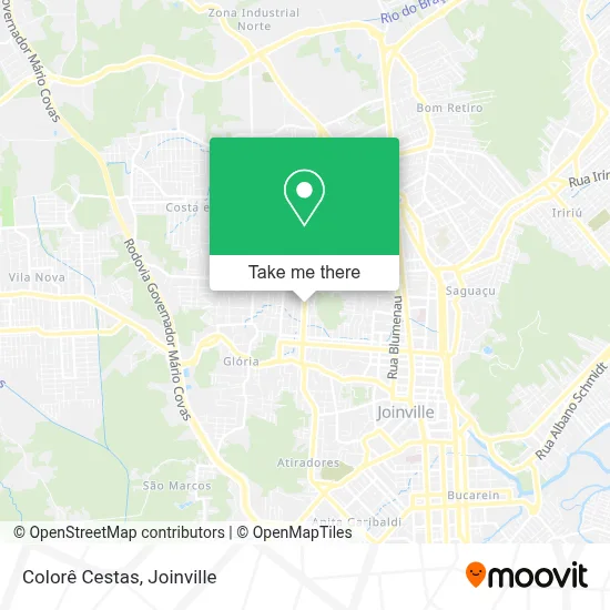 Colorê Cestas map