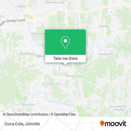 Coca-Cola map