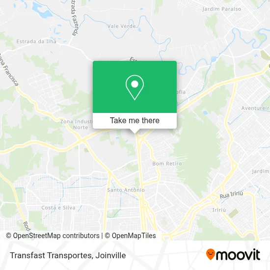 Transfast Transportes map