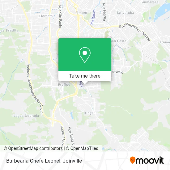 Barbearia Chefe Leonel map