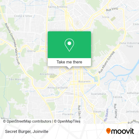 Secret Burger map