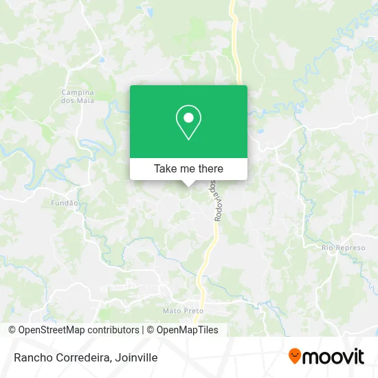 Rancho Corredeira map