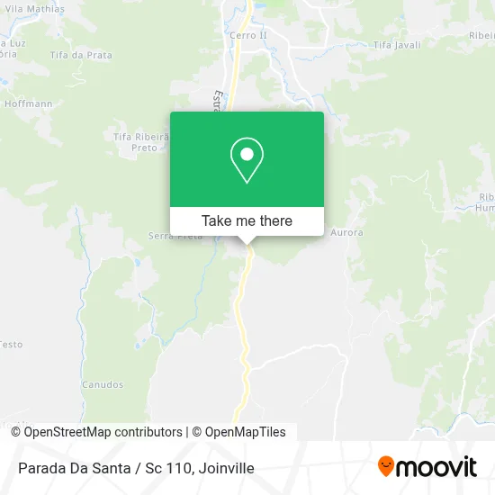 Parada Da Santa / Sc 110 map