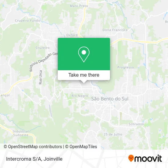 Intercroma S/A map