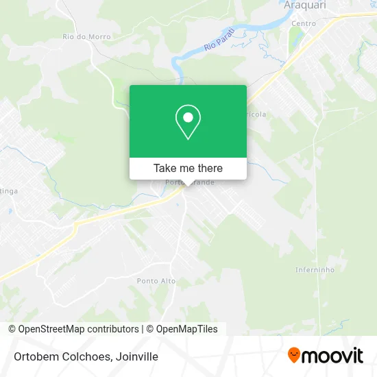Ortobem Colchoes map